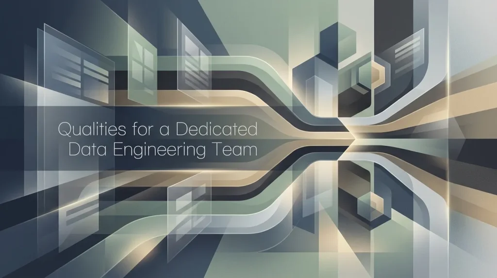 Qualities for a data engineering team