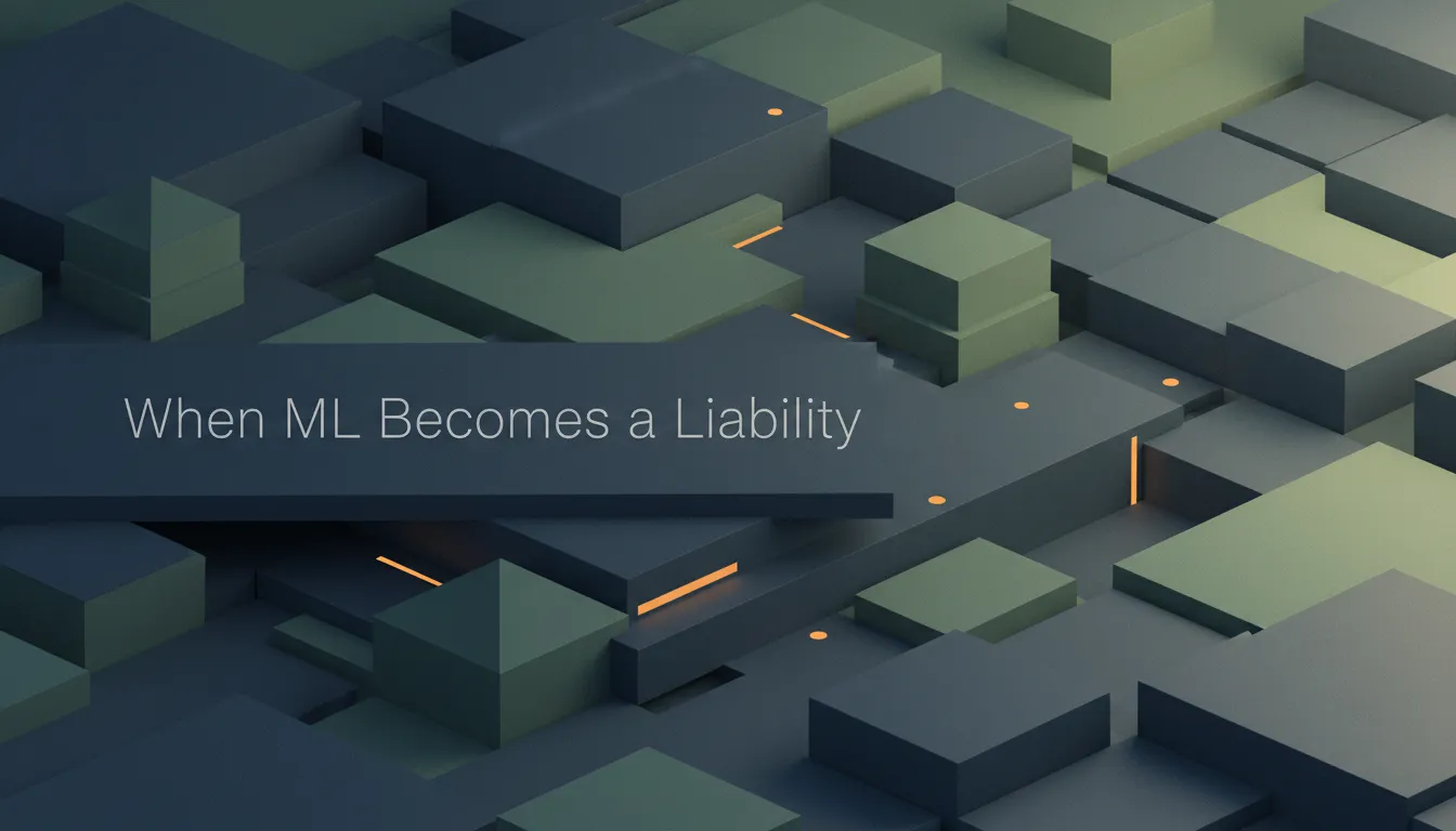 When ML in Production Becomes a Liability: How SMBs Avoid Operational, Security, and Compliance Risk