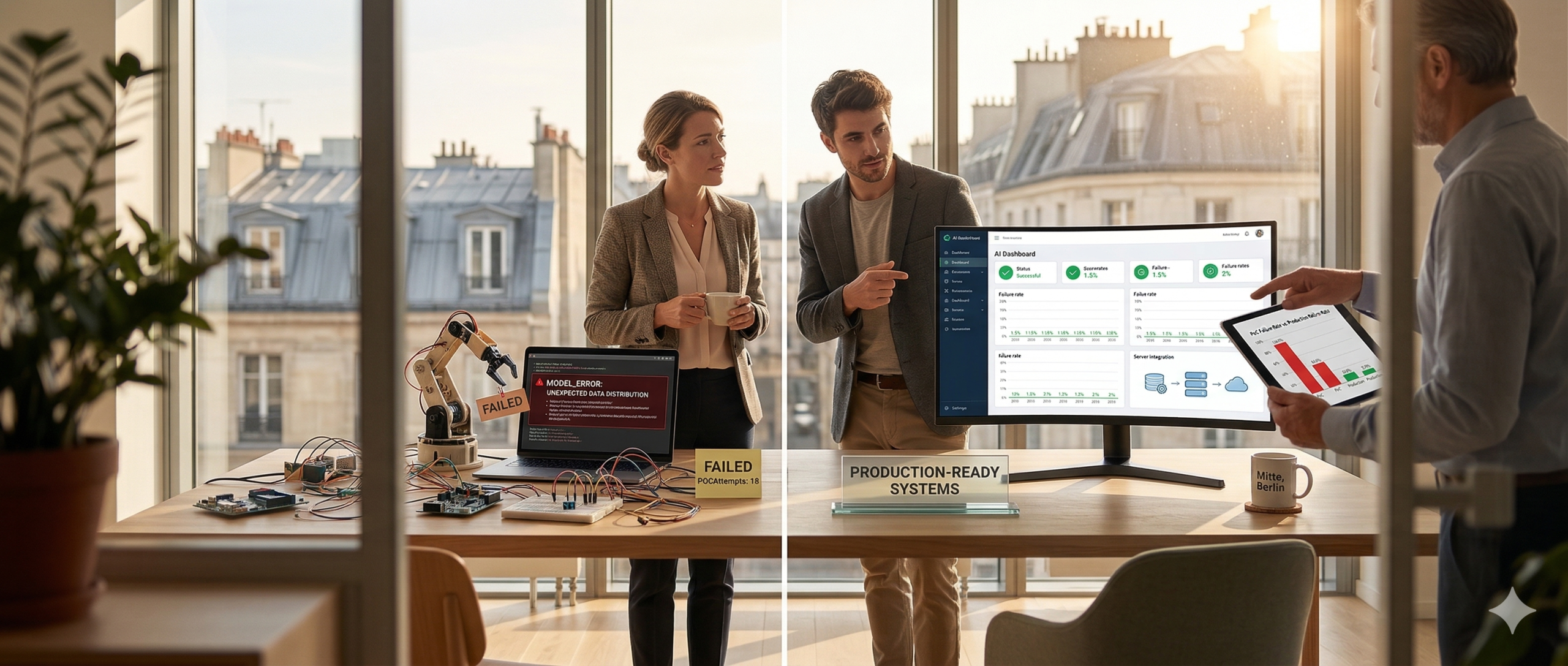 Proof of Concept vs Production-Ready AI Comparing Failure Rates in European SMBs